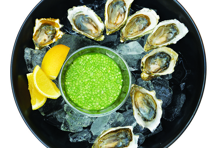Waterbar's Cucumber-Lime Mignonette